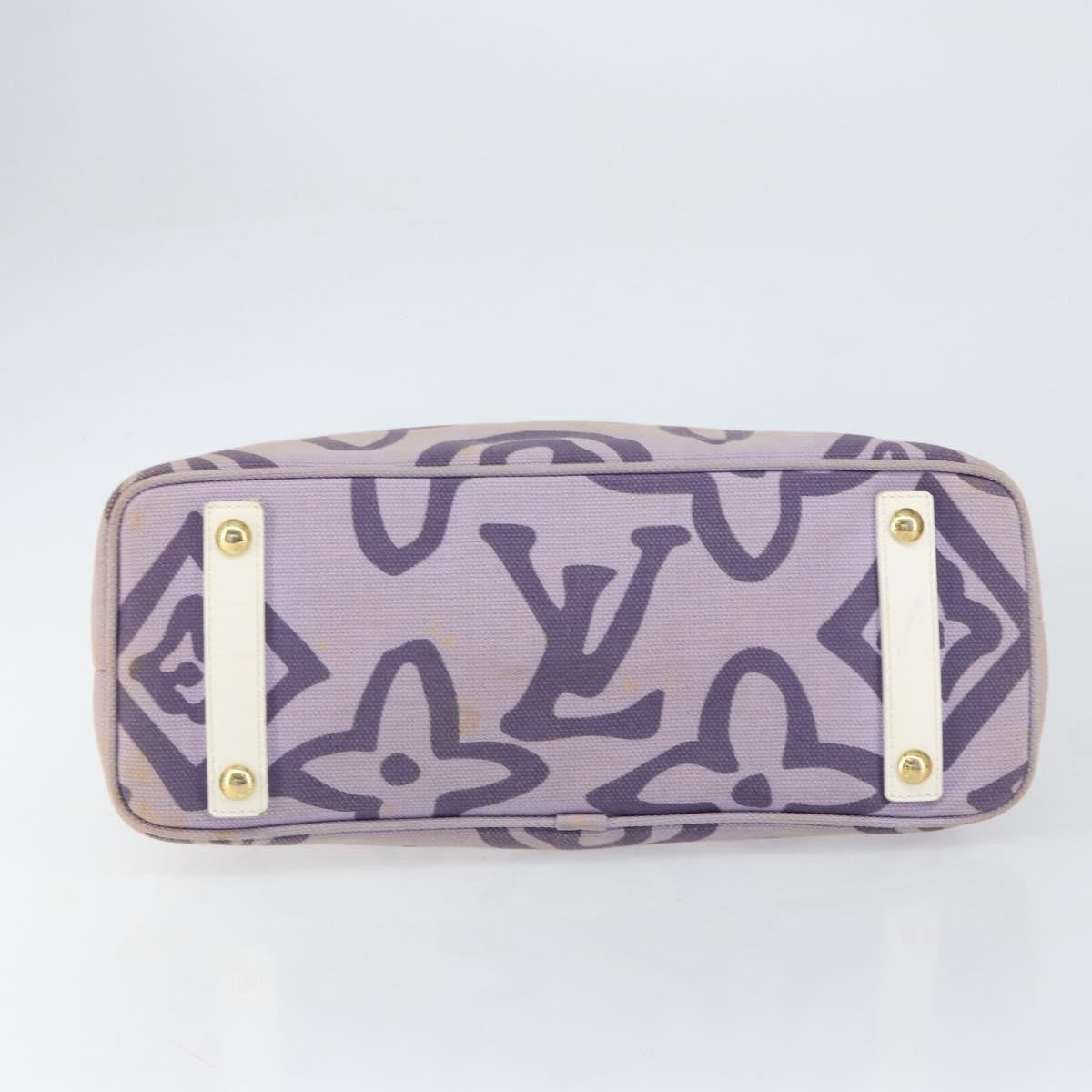 Louis Vuitton Tahitienne Cabas Canvas, PURPLE, CANVAS, Tote bag