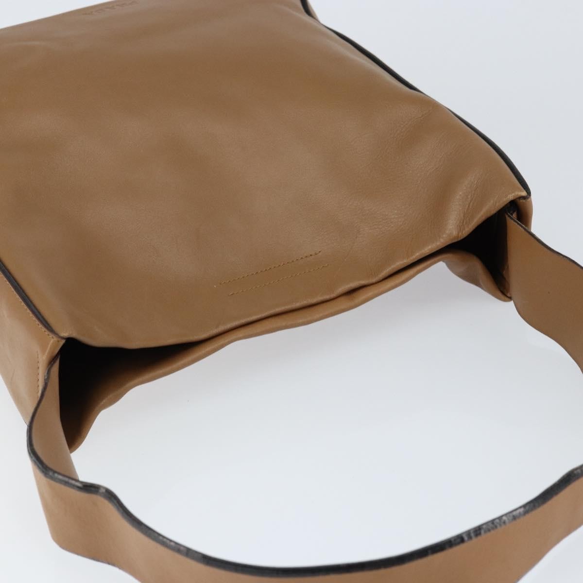 Prada Vintage Shoulder Bag Leather, BROWN, LEATHER, Shoulder bag