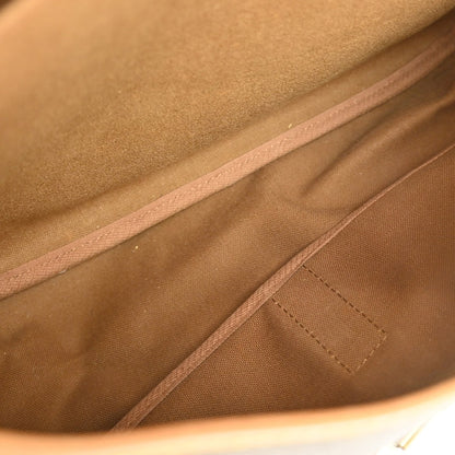 Louis Vuitton Saumur Handbag Monogram Canvas, BROWN, CANVAS, Shoulder bag