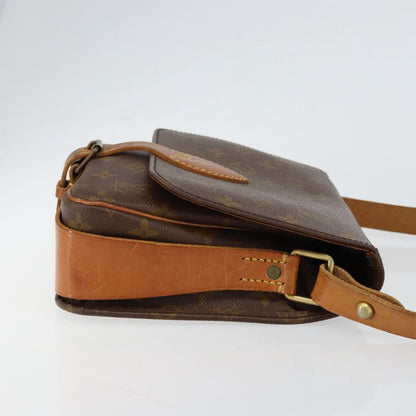 Louis Vuitton Cartouchiere Handbag Monogram Canvas, BROWN, CANVAS, Shoulder bag