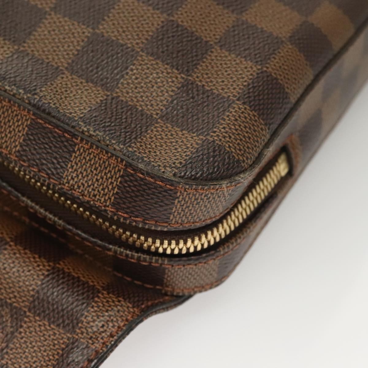 Louis Vuitton Geronimos Waist Bag Damier, BROWN, CANVAS, Shoulder bag