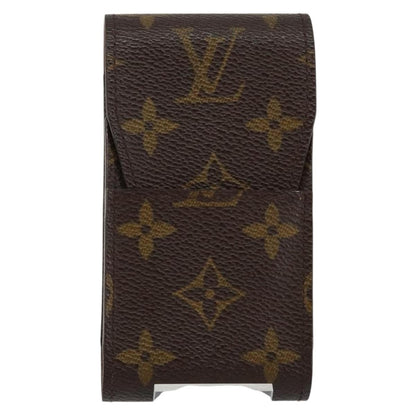 Louis Vuitton Etui Cigarette Case Monogram canvas, BROWN, CANVAS, Toiletry Case