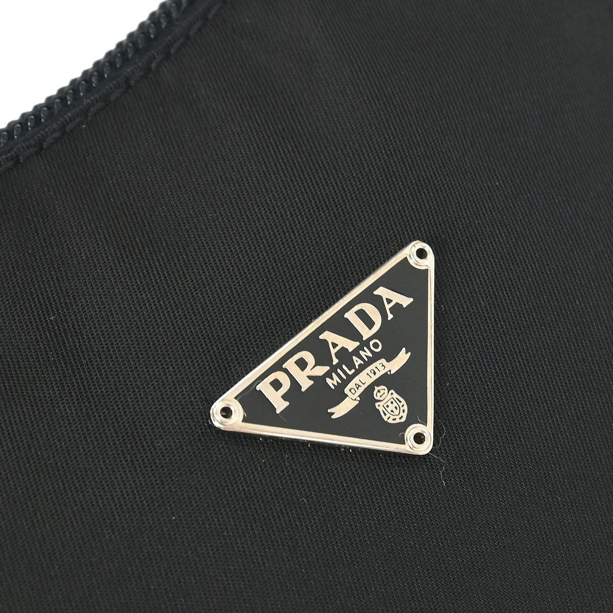 Prada Hobo Tessuto, BLACK, NYLON, Handbag