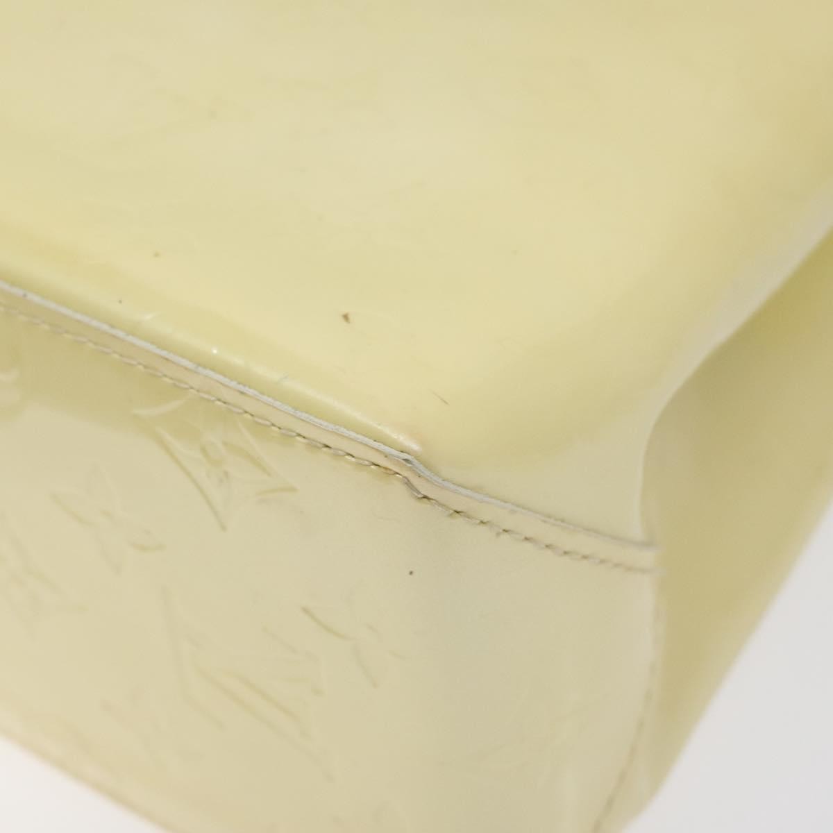 Louis Vuitton Reade Handbag Monogram Vernis, BEIGE, PATENT_LEATHER, Handbag