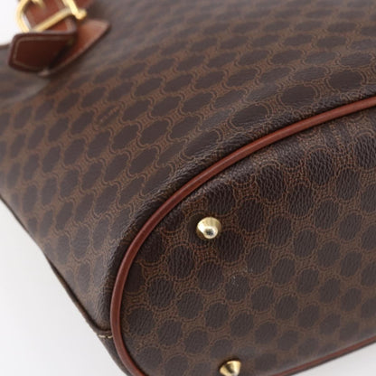 Celine Vintage Macadam Tote bag Canvas, BROWN, CANVAS, Tote bag