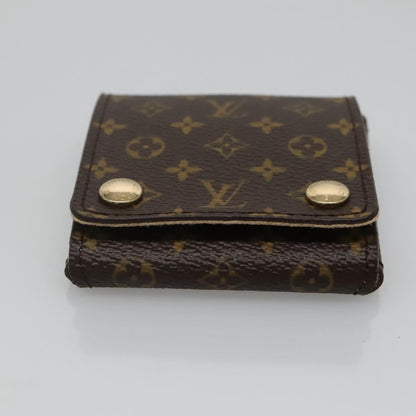 Louis Vuitton CASE JEWELRY BOX Canvas, BROWN, CANVAS, Wallets