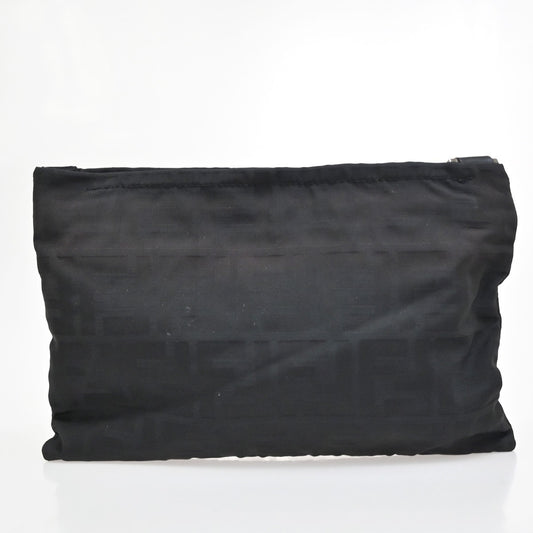 Fendi Vintage Shoulder Bag Zucca Canvas, BROWN, CANVAS, Shoulder bag