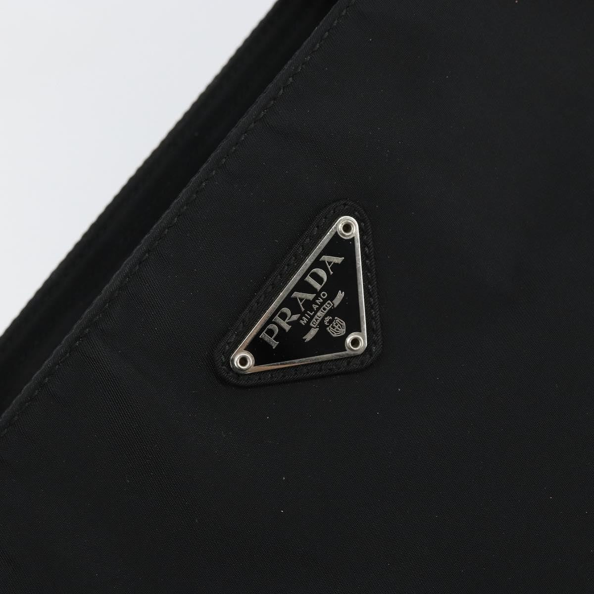 Prada Vintage Tote Nylon, BLACK, NYLON, Tote bag
