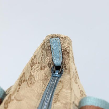 Gucci Web Zip Tote GG Canvas, BEIGE, CANVAS, Tote bag