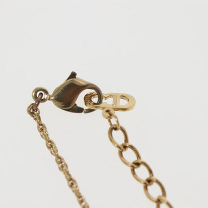 Christian Dior CD Round Pendant Necklace Metal, GOLD, METAL, Necklace