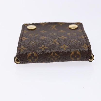 Louis Vuitton CASE JEWELRY BOX Canvas, BROWN, CANVAS, Wallets