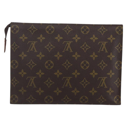 Louis Vuitton Toiletry Pouch Monogram Canvas, BROWN, CANVAS, Clutche & pouche