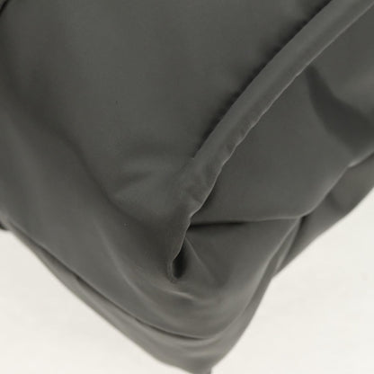 Chloe Woody Tote Recycled Nylon, GRAY, NYLON, Tote bag