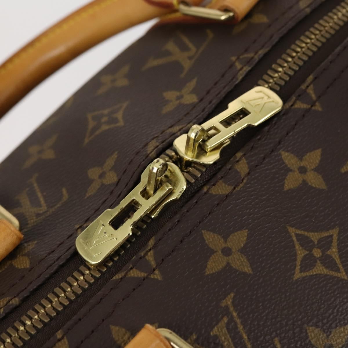 Louis Vuitton Keepall Bag Monogram Canvas, BROWN, CANVAS, Travel bag