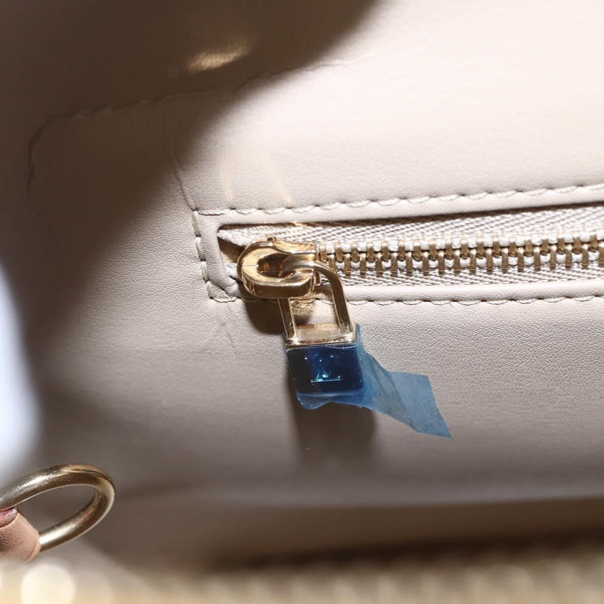 Louis Vuitton Houston Handbag Monogram Vernis, BEIGE, PATENT_LEATHER, Handbag