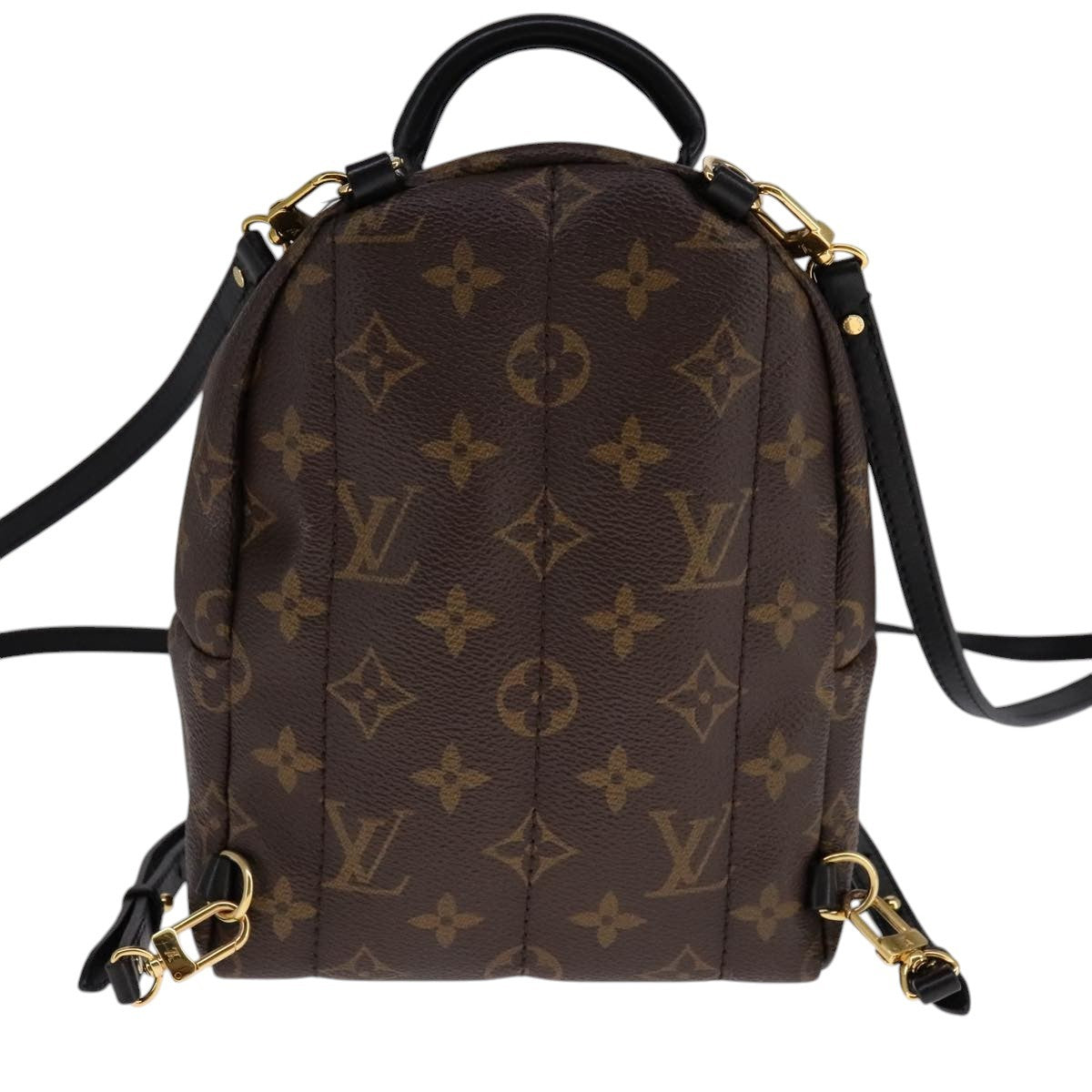 Louis Vuitton Palm Springs Backpack Monogram Canvas, BROWN, CANVAS, Backpack