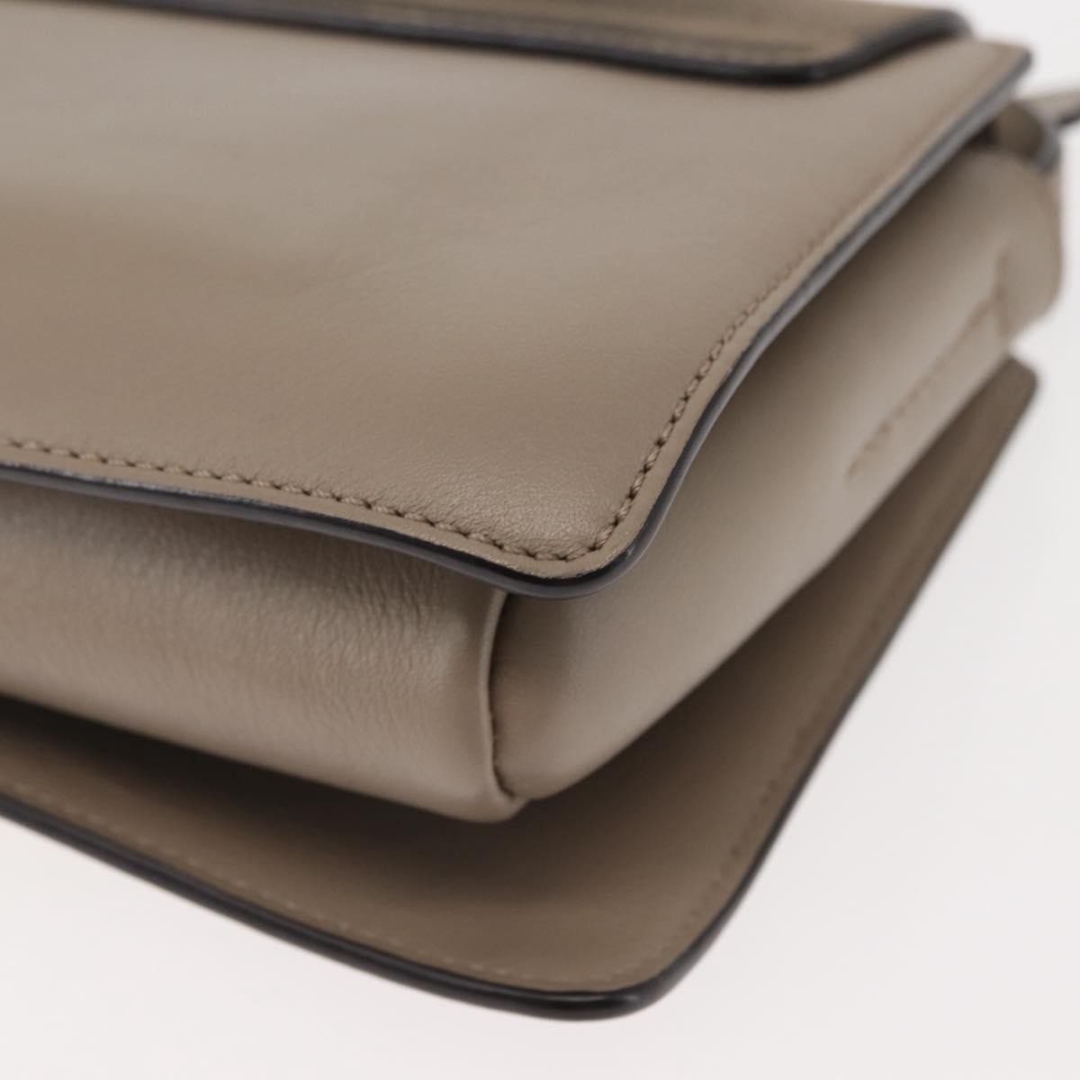 Chloe Faye Shoulder Bag Leather and Suede, BEIGE, SUEDE, Shoulder bag