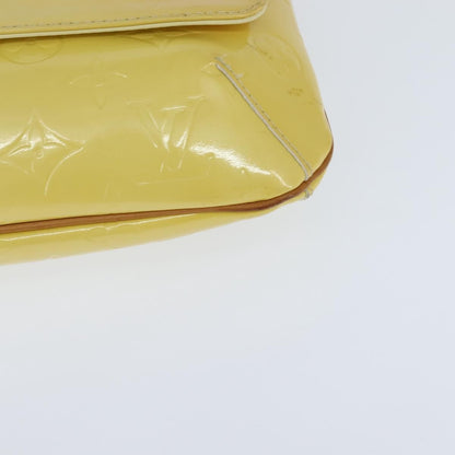 Louis Vuitton Thompson Street Handbag Monogram Vernis, YELLOW, PATENT_LEATHER, Shoulder bag