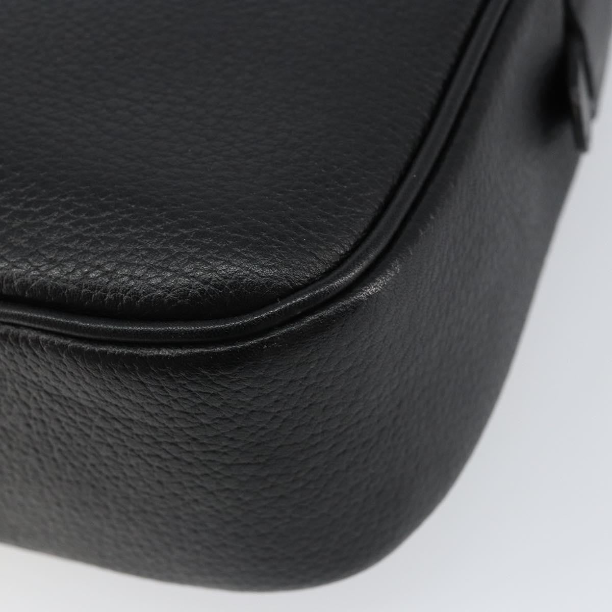 Burberry Flap Shoulder Bag Leather, BLACK, LEATHER, Shoulder bag