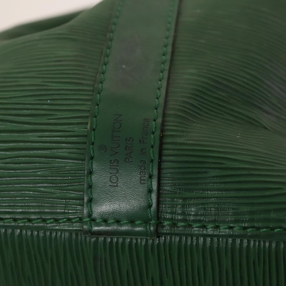 Louis Vuitton Petit Noe Handbag Epi Leather, GREEN, LEATHER, Shoulder bag
