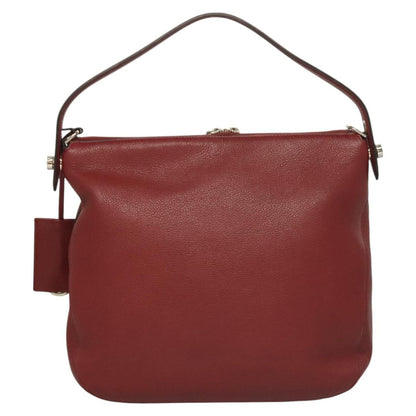 Bally Vintage Shoulder Bag Leather, RED, LEATHER, Shoulder bag