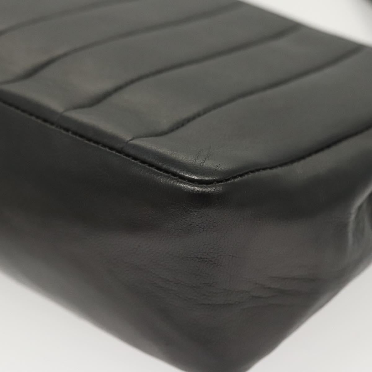 Chanel Mademoiselle Vintage Flap Bag Lambskin, BLACK, LEATHER, Handbag