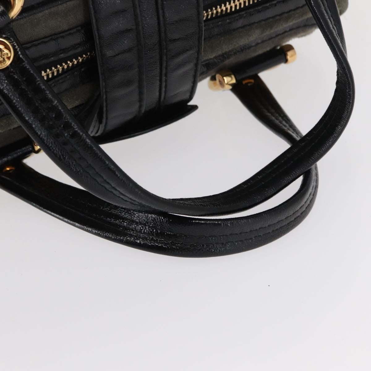 Gucci Aviatrix Satchel Suede, BLACK, SUEDE, Handbag