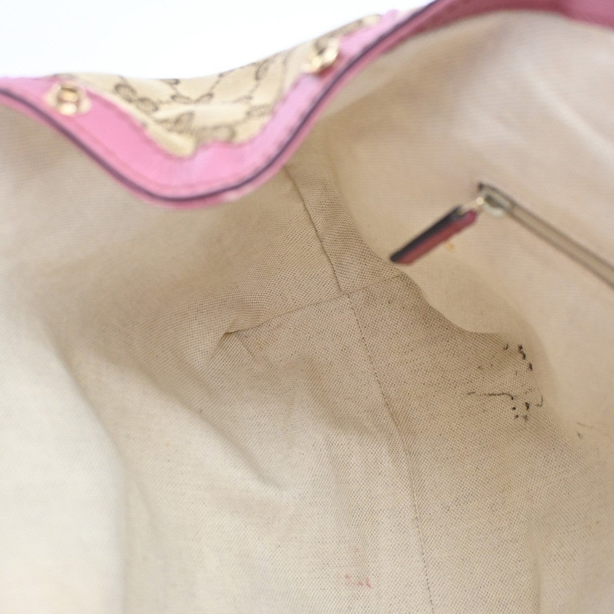 Gucci Sukey Tote GG Canvas, BEIGE, CANVAS, Handbag