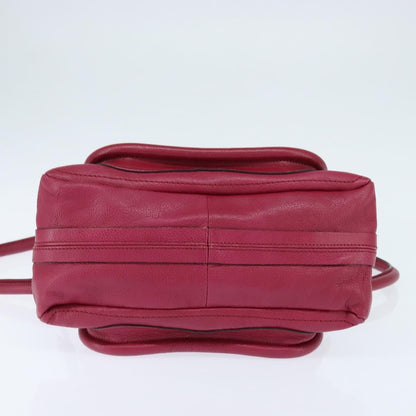 Chloe Paraty Top Handle Bag Leather, PINK, LEATHER, Handbag