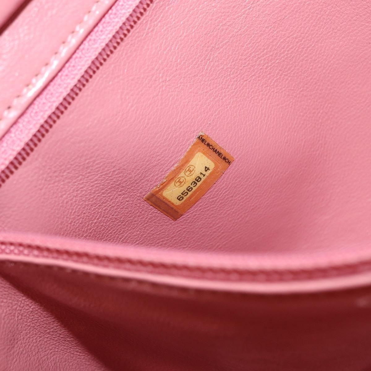 Chanel Vintage Petite Timeless Tote Quilted Patent, ORANGE, PATENT_LEATHER, Tote bag