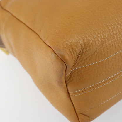 Loewe Anagram Shoulder Bag Leather, BROWN, LEATHER, Shoulder bag