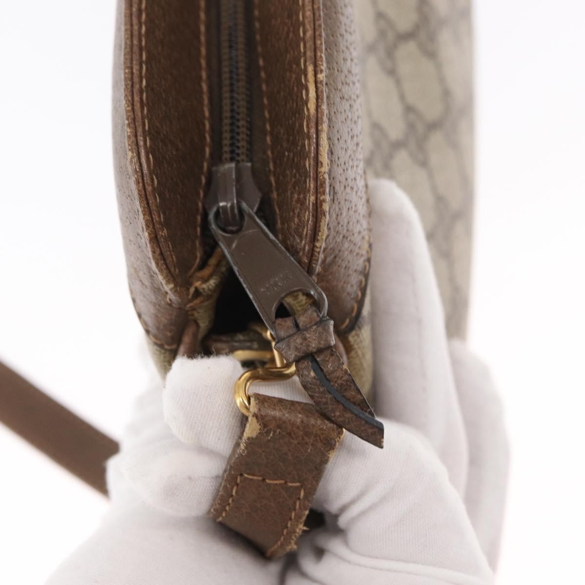 Gucci Vintage Shoulder Bag GG Coated Canvas, BEIGE, PVC, Shoulder bag