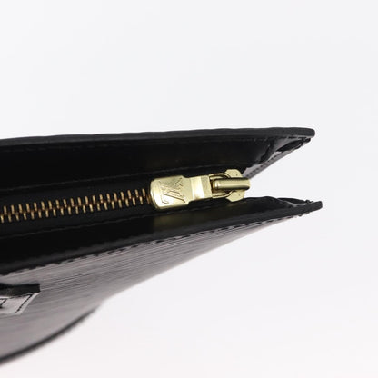 Louis Vuitton Saint Jacques Handbag Epi Leather, BLACK, LEATHER, Handbag