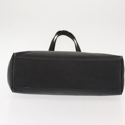 Salvatore Ferragamo Vala tote Leather, BLACK, LEATHER, Tote bag