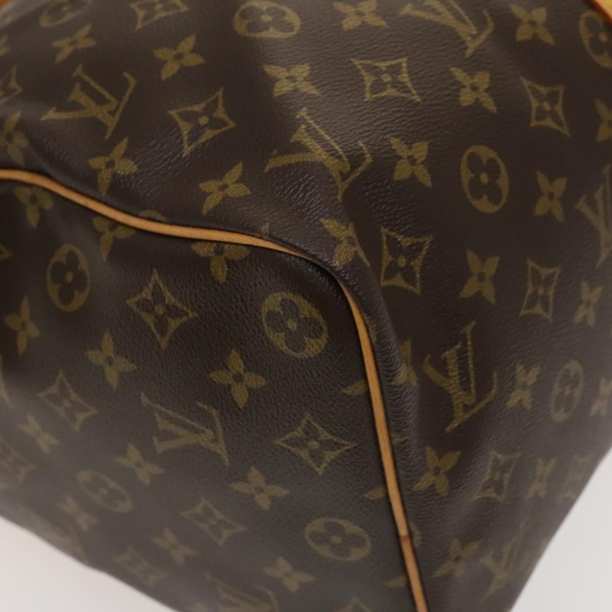 Louis Vuitton Keepall Bag Monogram Canvas, BROWN, CANVAS, Travel bag