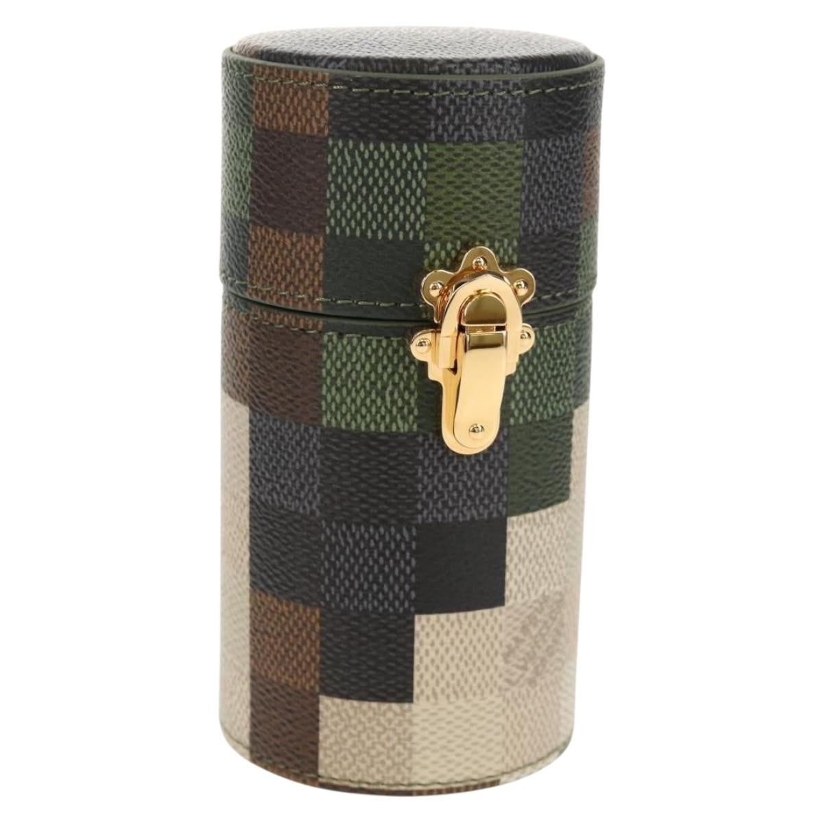 Louis Vuitton Coffret parfum Canvas, GREEN, CANVAS, Clutche & pouche