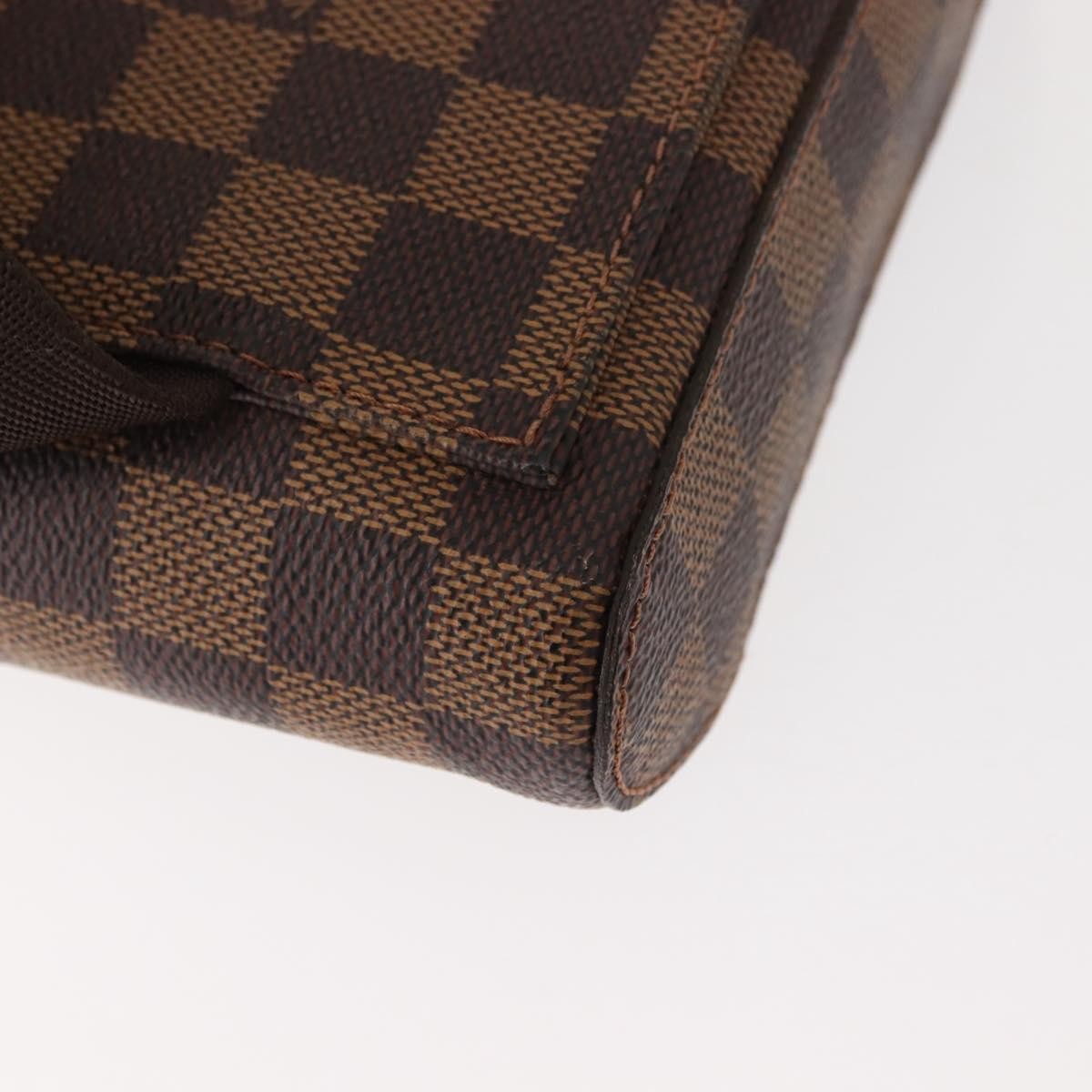 Louis Vuitton Geronimos Waist Bag Damier, BROWN, CANVAS, Shoulder bag
