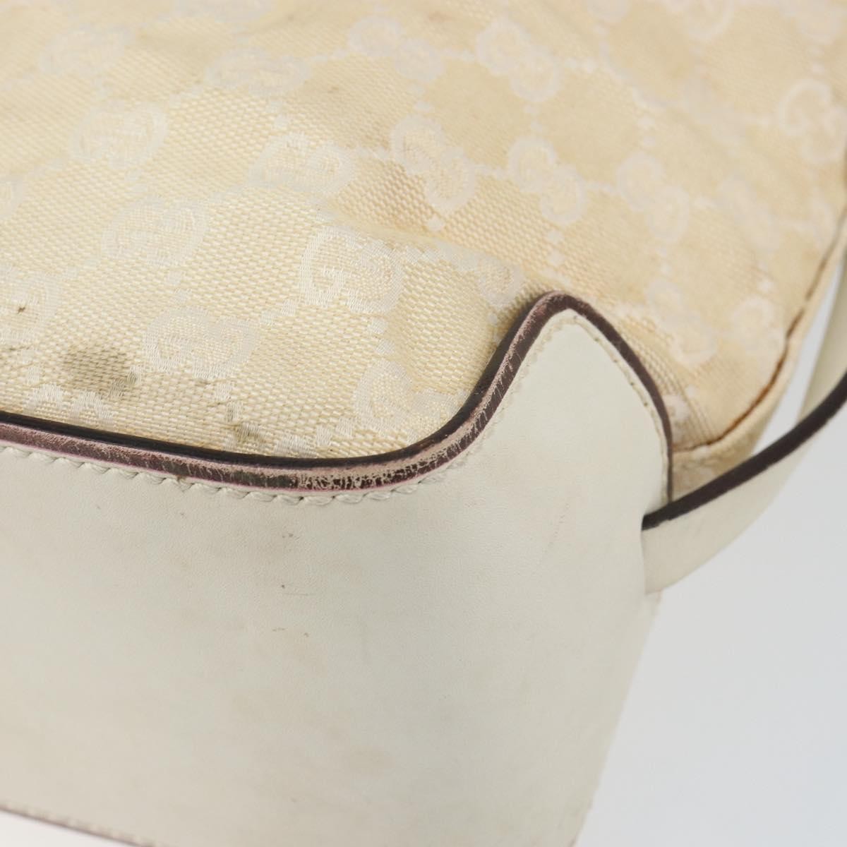 Gucci Belted Bucket Tote GG Canvas with Leather, BEIGE, CANVAS, Tote bag