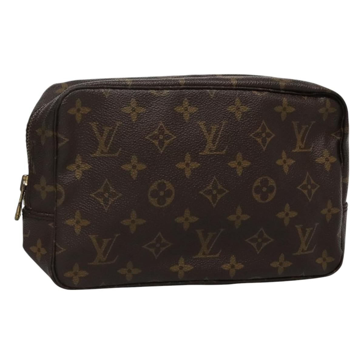 Louis Vuitton Trousse Toiletry Pouch Monogram Canvas, BROWN, CANVAS, Toiletry Case