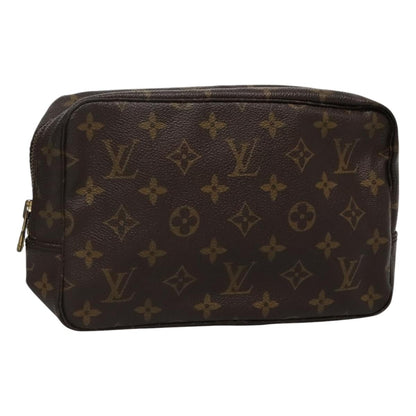 Louis Vuitton Trousse Toiletry Pouch Monogram Canvas, BROWN, CANVAS, Toiletry Case