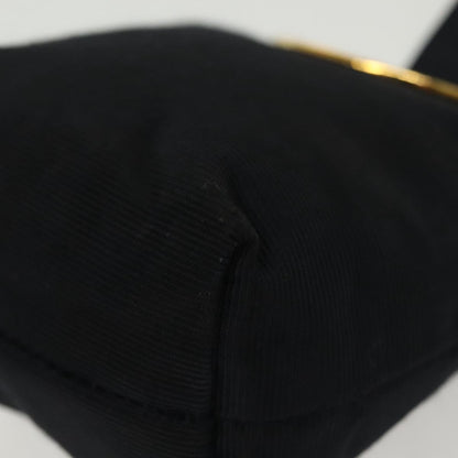 Celine Circle Logo Pouch Canvas, BLACK, CANVAS, Clutche & pouche