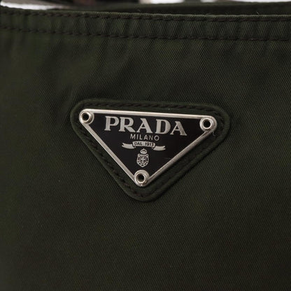 Prada Flat Messenger Bag Tessuto, KHAKI, NYLON, Shoulder bag