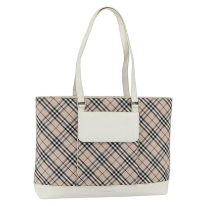 Burberry Nova Check Tote Canvas and Leather, BEIGE, CANVAS, Tote bag
