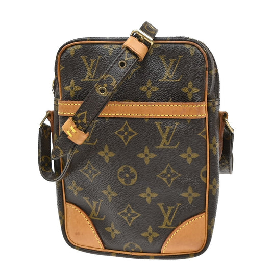 Louis Vuitton Danube Handbag Monogram Canvas, Brown, Canvas, Shoulder Bag