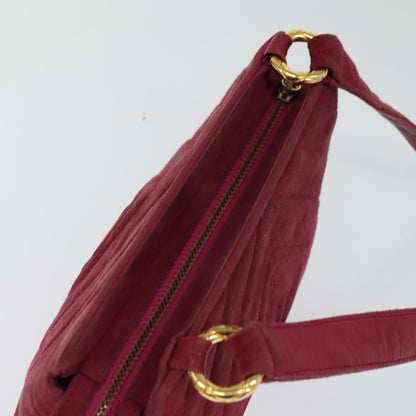 Chanel Vintage Diamond CC Camera Bag Quilted Suede, PINK, SUEDE, Shoulder bag