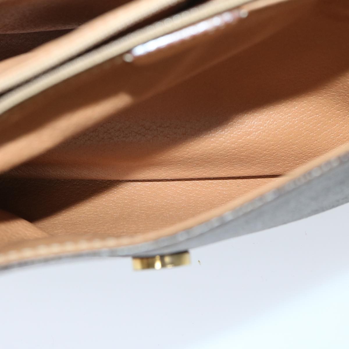 Celine Macadam Shoulder Bag PVC Leather, BROWN, CANVAS, Shoulder bag