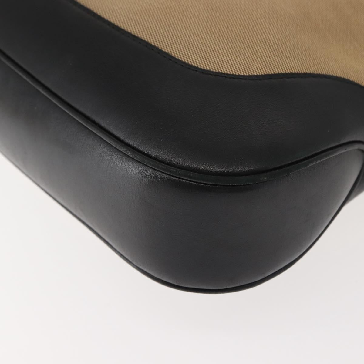 Gucci Vintage Jackie Handbag Canvas, BEIGE, CANVAS, Shoulder bag