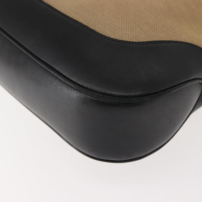 Gucci Vintage Jackie Handbag Canvas, BEIGE, CANVAS, Shoulder bag