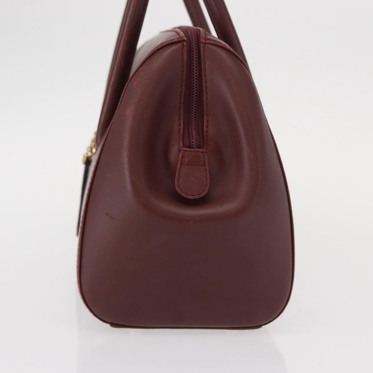 cartier Must De Cartier Leather, BURGUNDY, LEATHER, Handbag