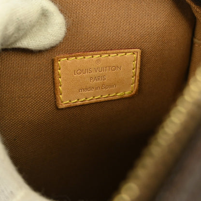 Louis Vuitton Pochette Gange Monogram Canvas, BROWN, CANVAS, Clutche & pouche